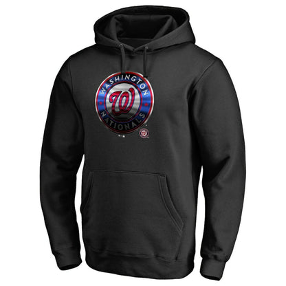 Washington Nationals Midnight Mascot Pullover Hoodie - Black