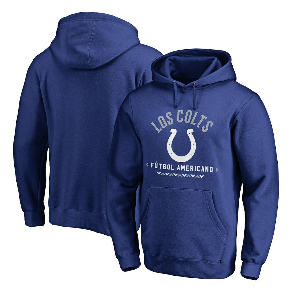 Indianapolis Colts Futbol Americano Pullover Hoodie - Royal sale