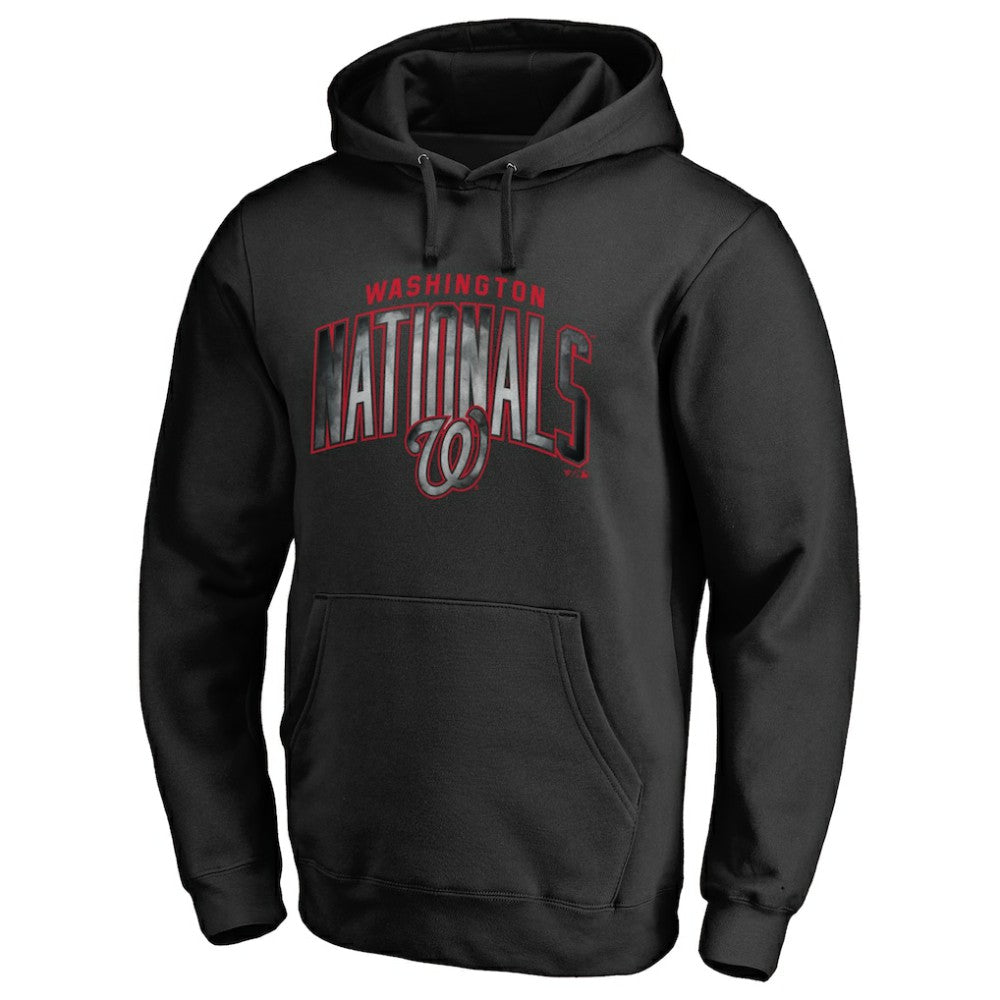 Washington Nationals Arch Smoke Pullover Hoodie - Black