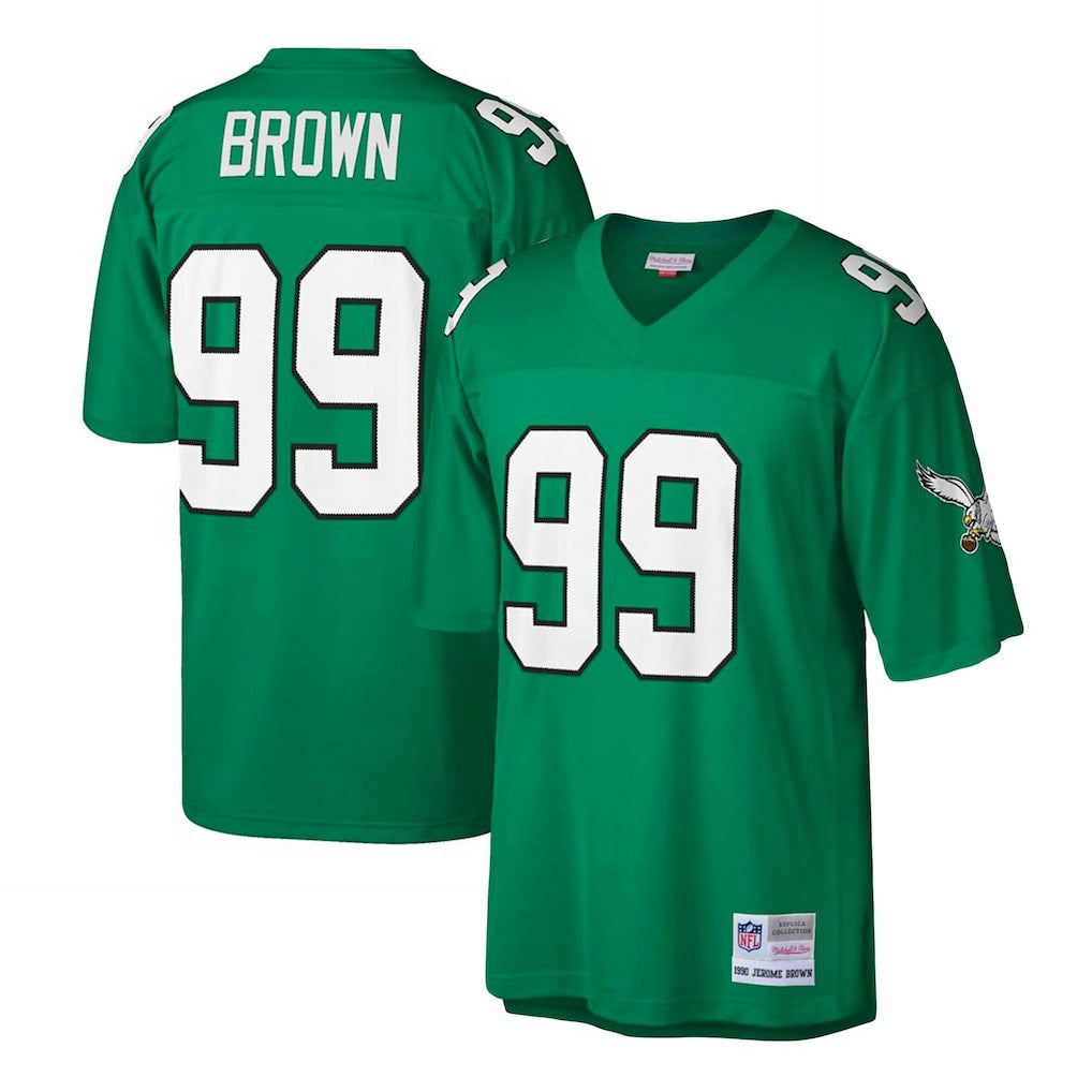 Jerome Brown Philadelphia Eagles Big & Tall 1990 Retired Player Replica Jersey - Kelly Green outlet