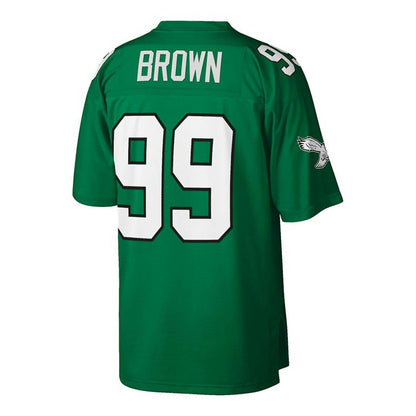 Jerome Brown Philadelphia Eagles Big & Tall 1990 Retired Player Replica Jersey - Kelly Green outlet