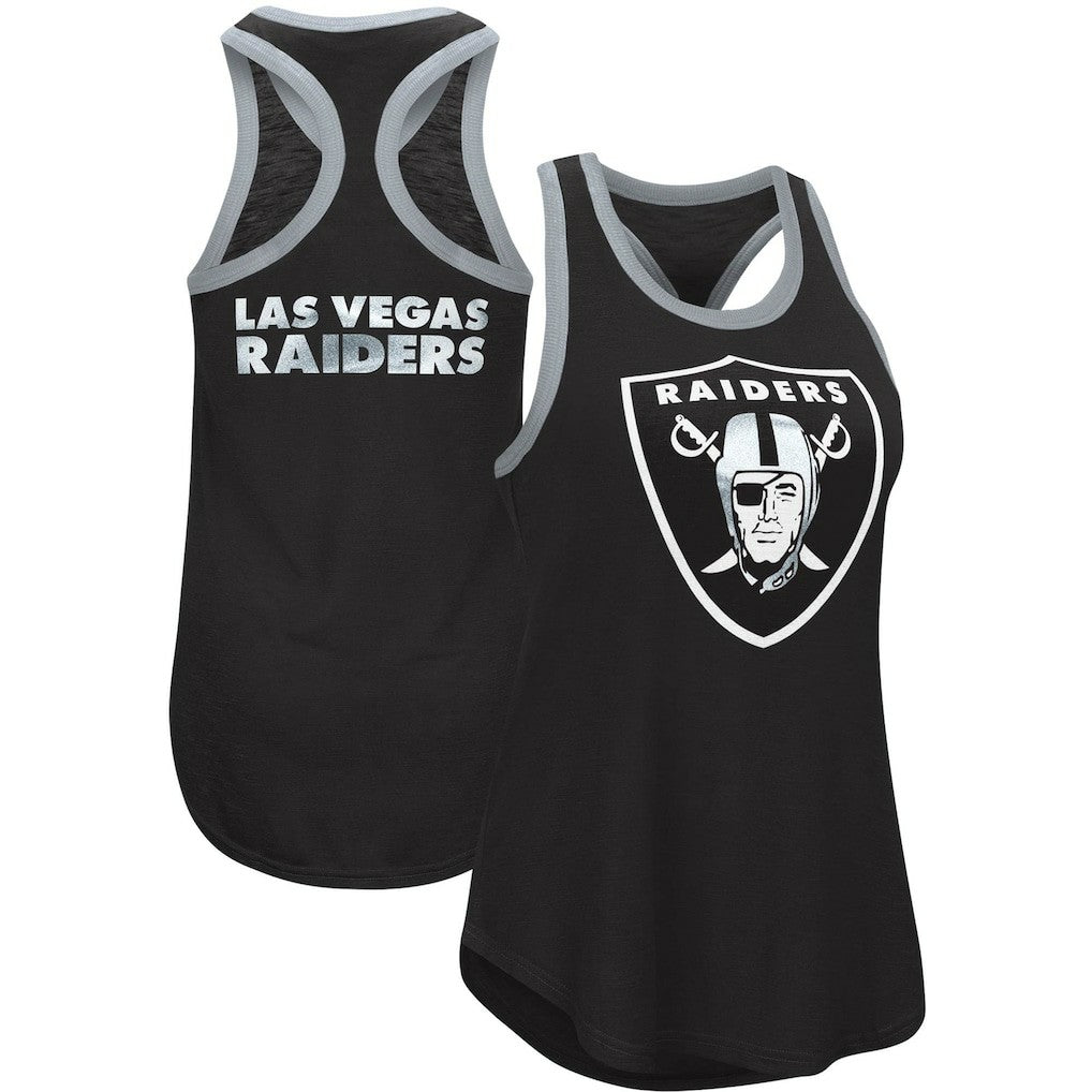 Las Vegas Raiders G-III 4Her by Carl Banks Women's Tater Tank Top - Black for sale