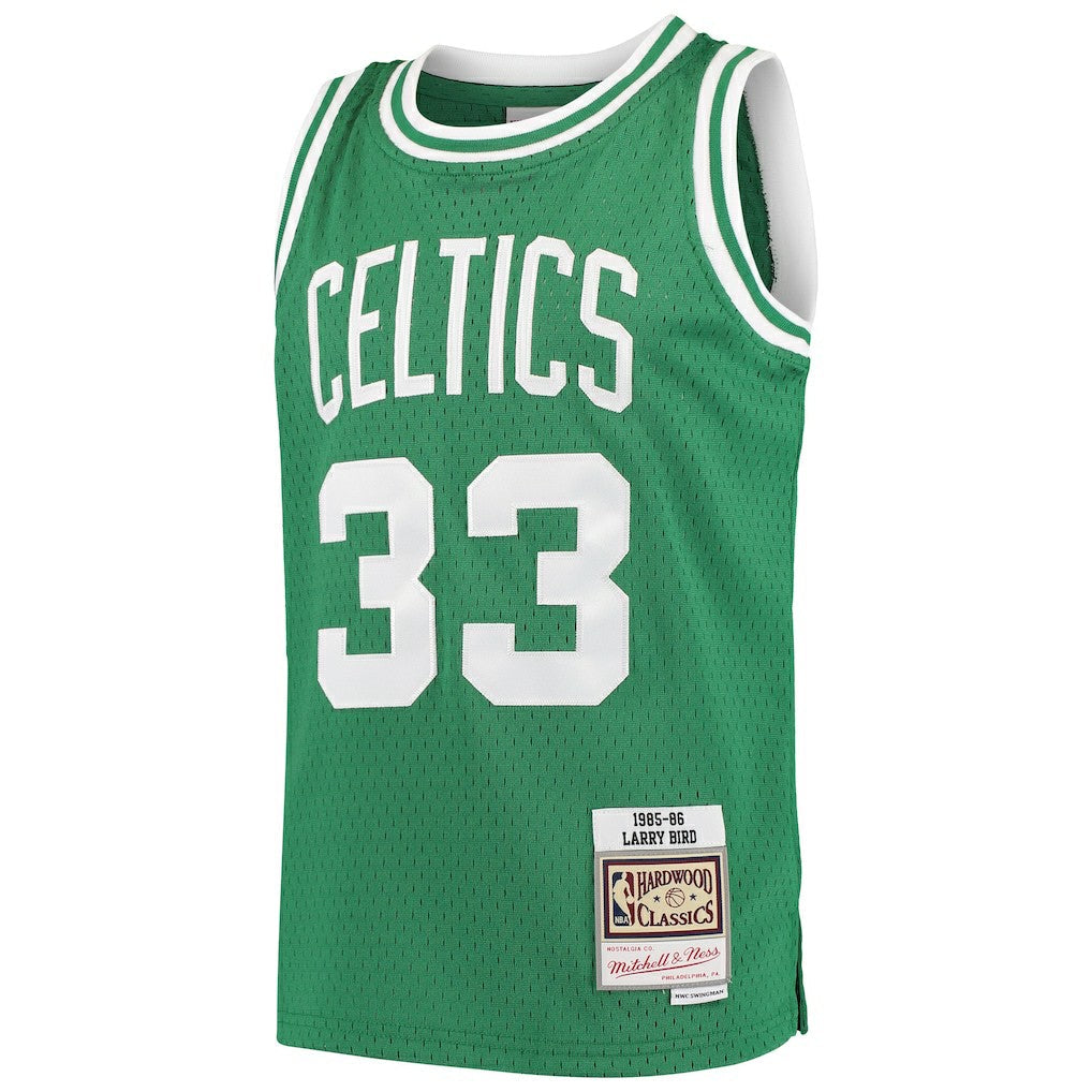 Larry Bird Boston Celtics Youth Hardwood Classics Swingman Throwback Jersey - Kelly Green | Mitchell & Ness cheap