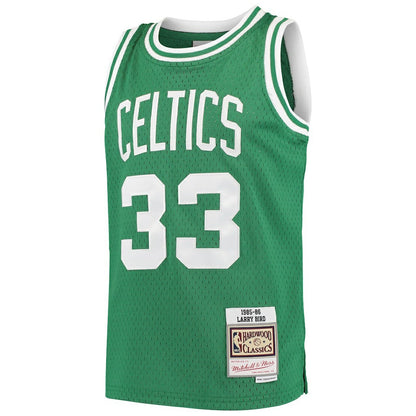 Larry Bird Boston Celtics Youth Hardwood Classics Swingman Throwback Jersey - Kelly Green | Mitchell & Ness cheap