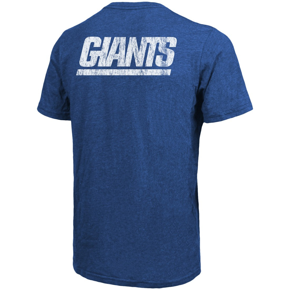 New York Giants Majestic Threads Tri-Blend Pocket T-Shirt - Heathered Royal cheap