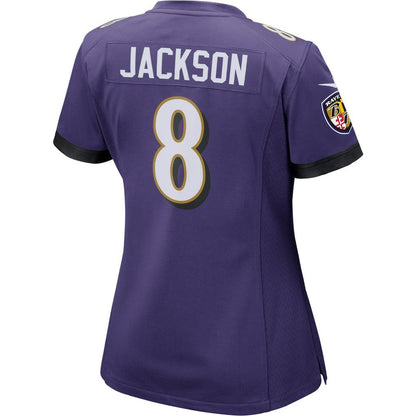 Lamar Jackson Baltimore Ravens Women's Game Player Jersey - Purple | Nike on sale