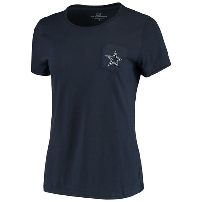 Dallas Cowboys Vineyard Vines Women's Sunset Sail T-Shirt - Navy discount