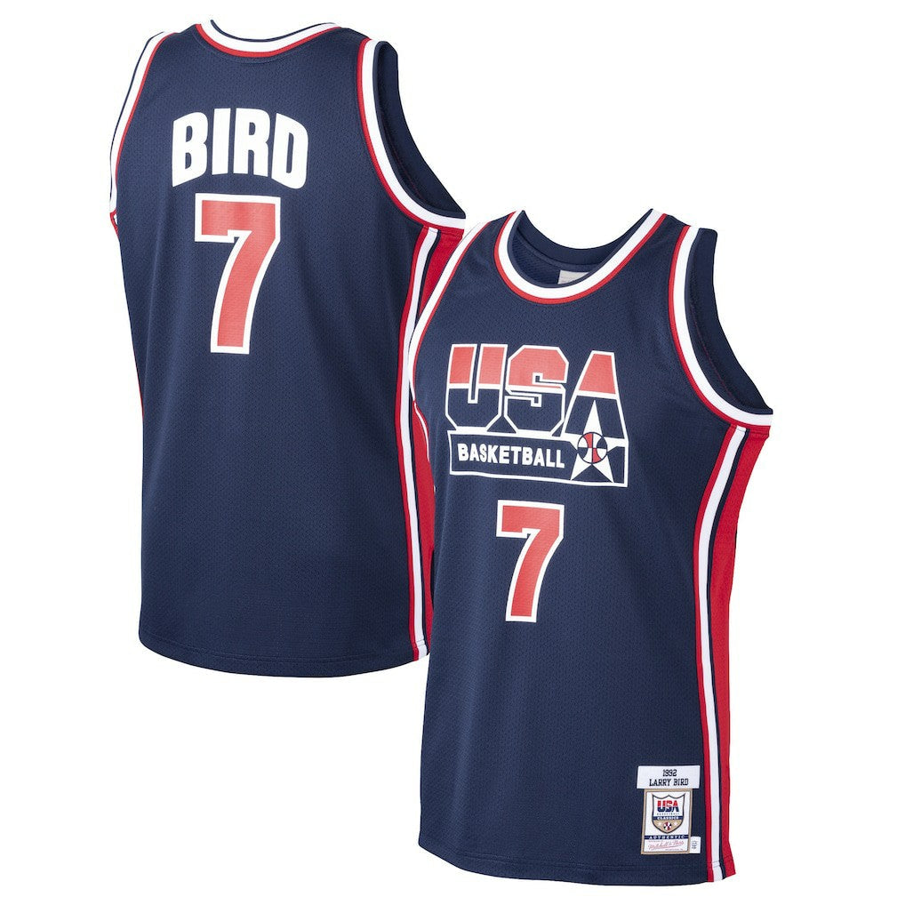 Larry Bird USA Basketball 1992 Dream Team Authentic Jersey - Navy | Mitchell & Ness cheap