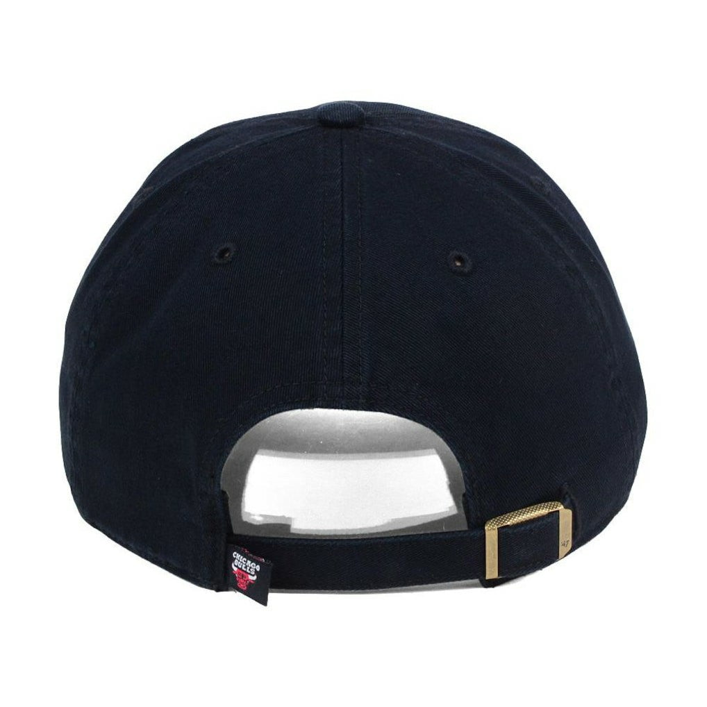 Chicago Bulls '47 Core Logo Clean Up Adjustable Hat - Black | 47 brand online