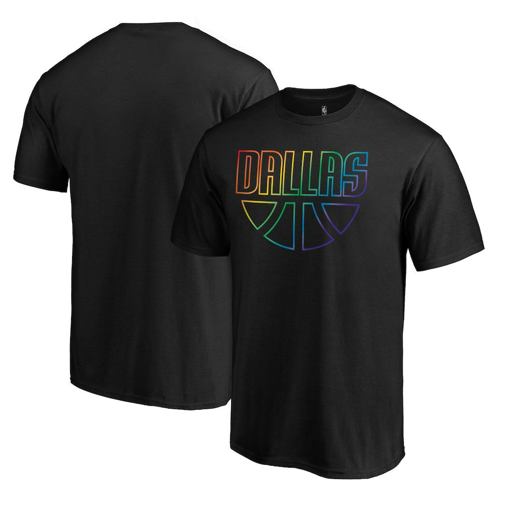 Dallas Mavericks Team Pride Wordmark T-Shirt sale - Black sale