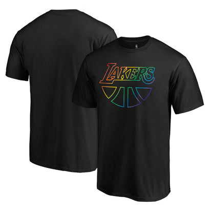 Los Angeles Lakers Team Pride Wordmark T-Shirt - Black for sale