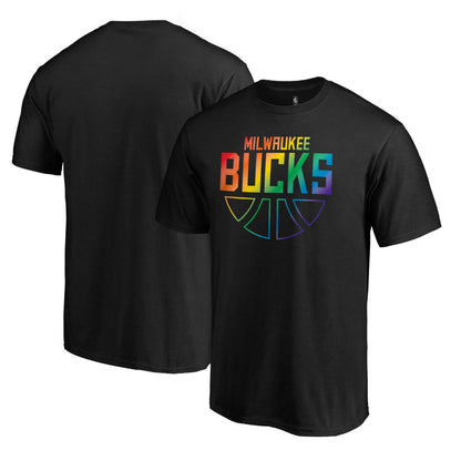 Milwaukee Bucks Team Pride Wordmark T-Shirt - Black online