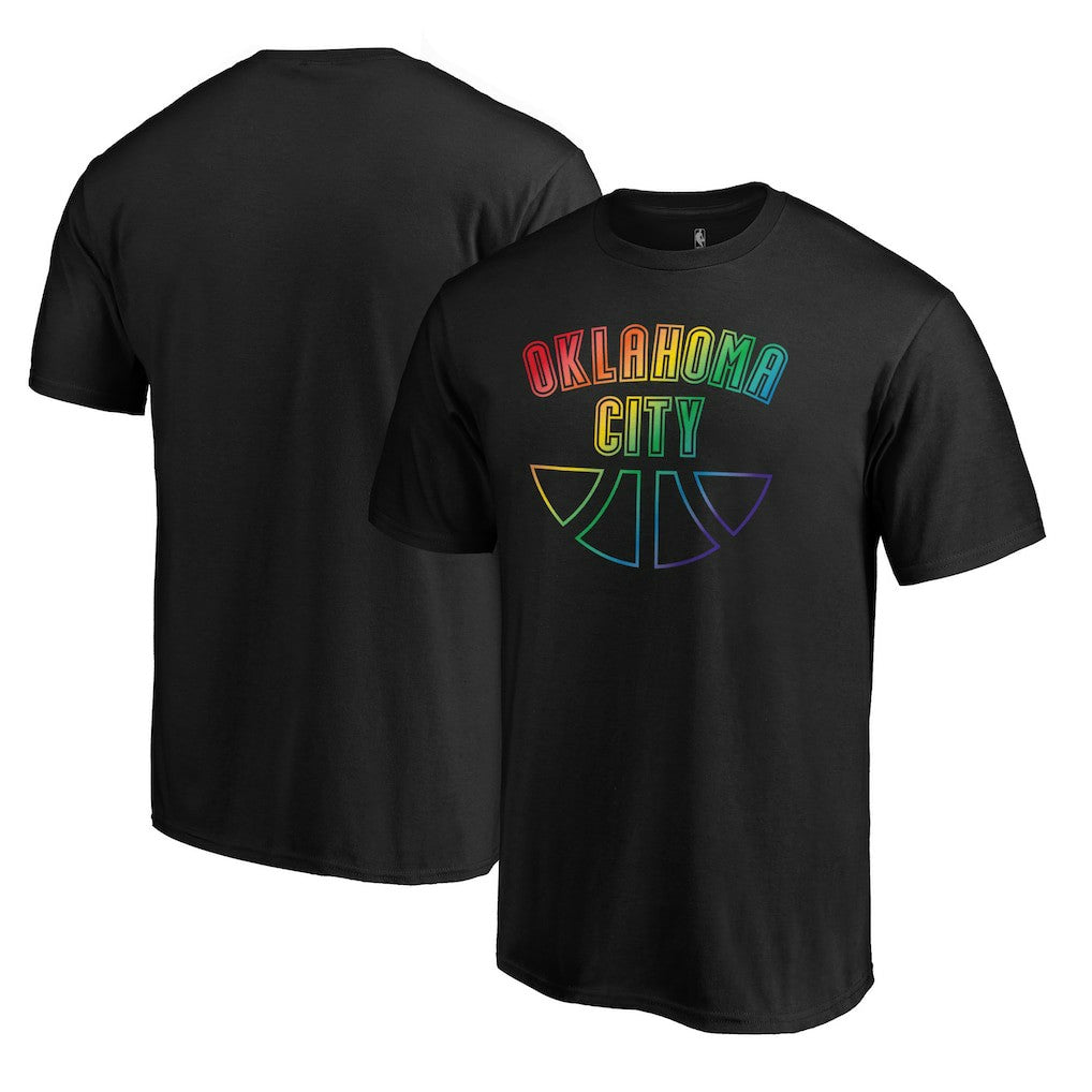 Oklahoma City Thunder Team Pride Wordmark T-Shirt - Black shop