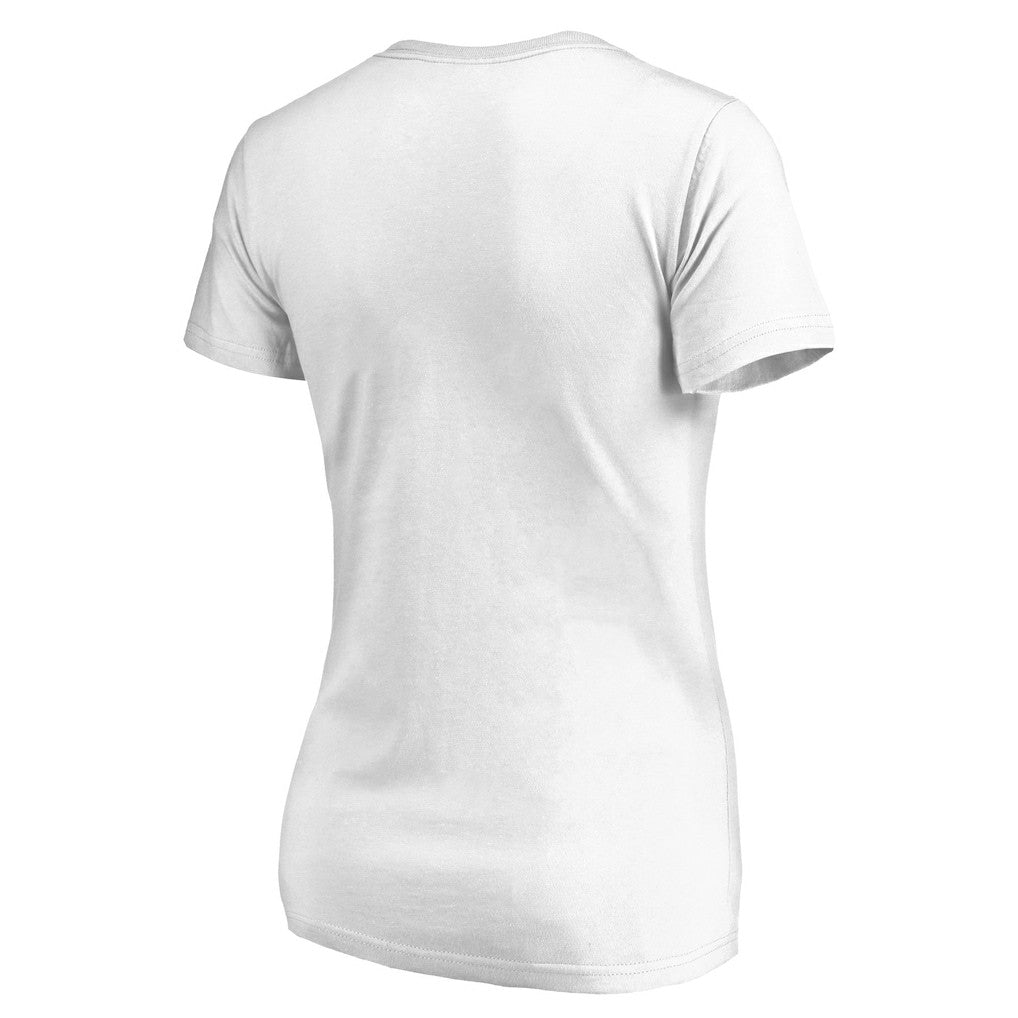 Atlanta Hawks Women's Team Pride Wordmark V-Neck T-Shirt - White sale