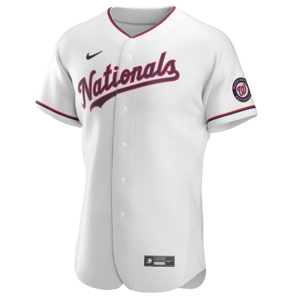 Washington Nationals Alternate Authentic Team Jersey - White | Nike