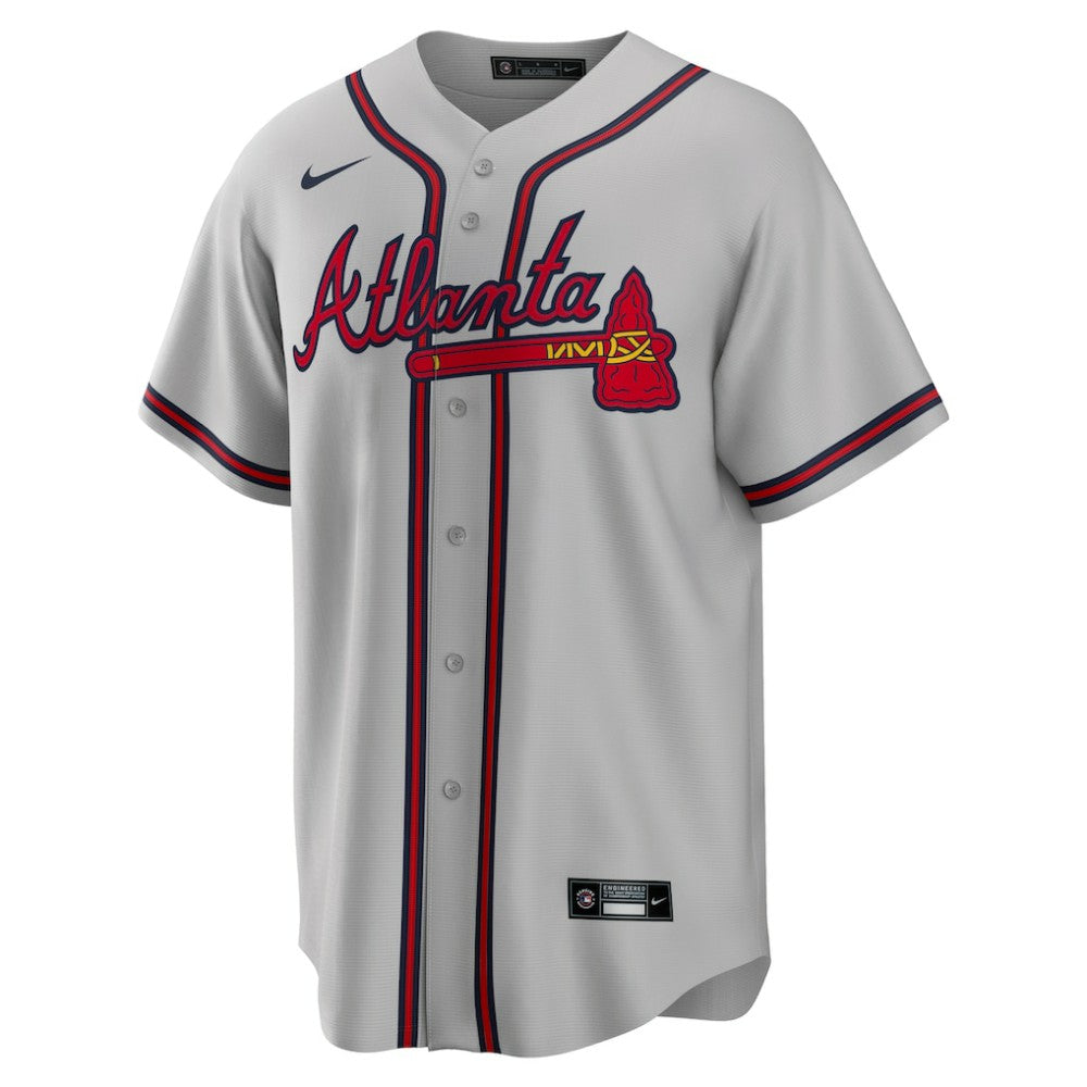 Ronald Acuna Jr. Atlanta Braves Road Replica Player Name Jersey - Gray | Nike