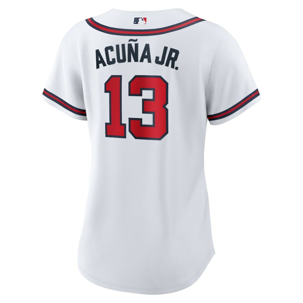 Ronald Acuna Jr. Atlanta Braves Women's Home Replica Player Jersey - White | Nike