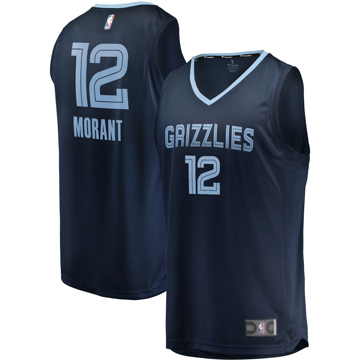 Ja Morant Memphis Grizzlies Replica Fast Break Jersey Navy - Icon Edition | Fanatics on sale