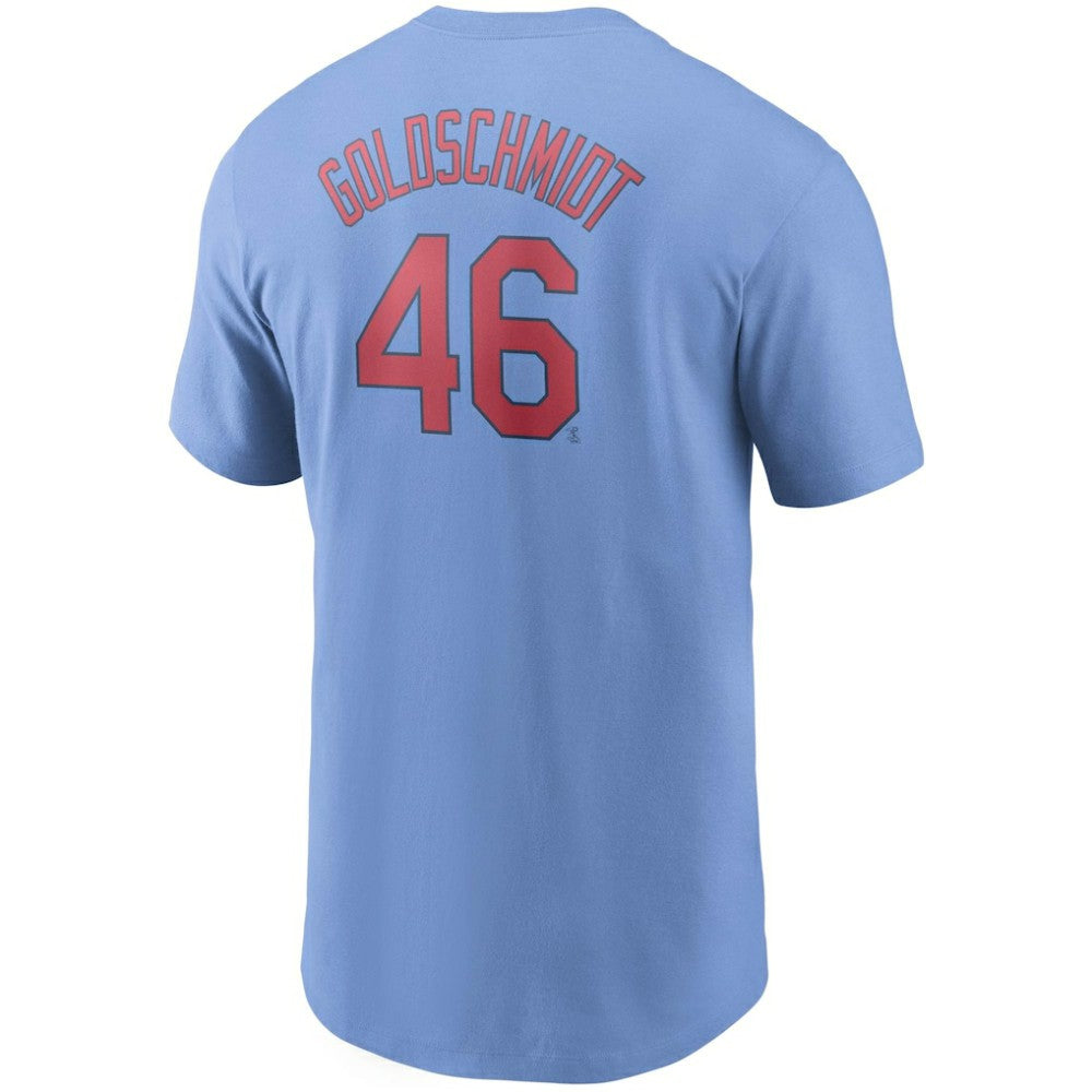 Paul Goldschmidt St. Louis Cardinals Name & Number T-Shirt - Light Blue | Nike