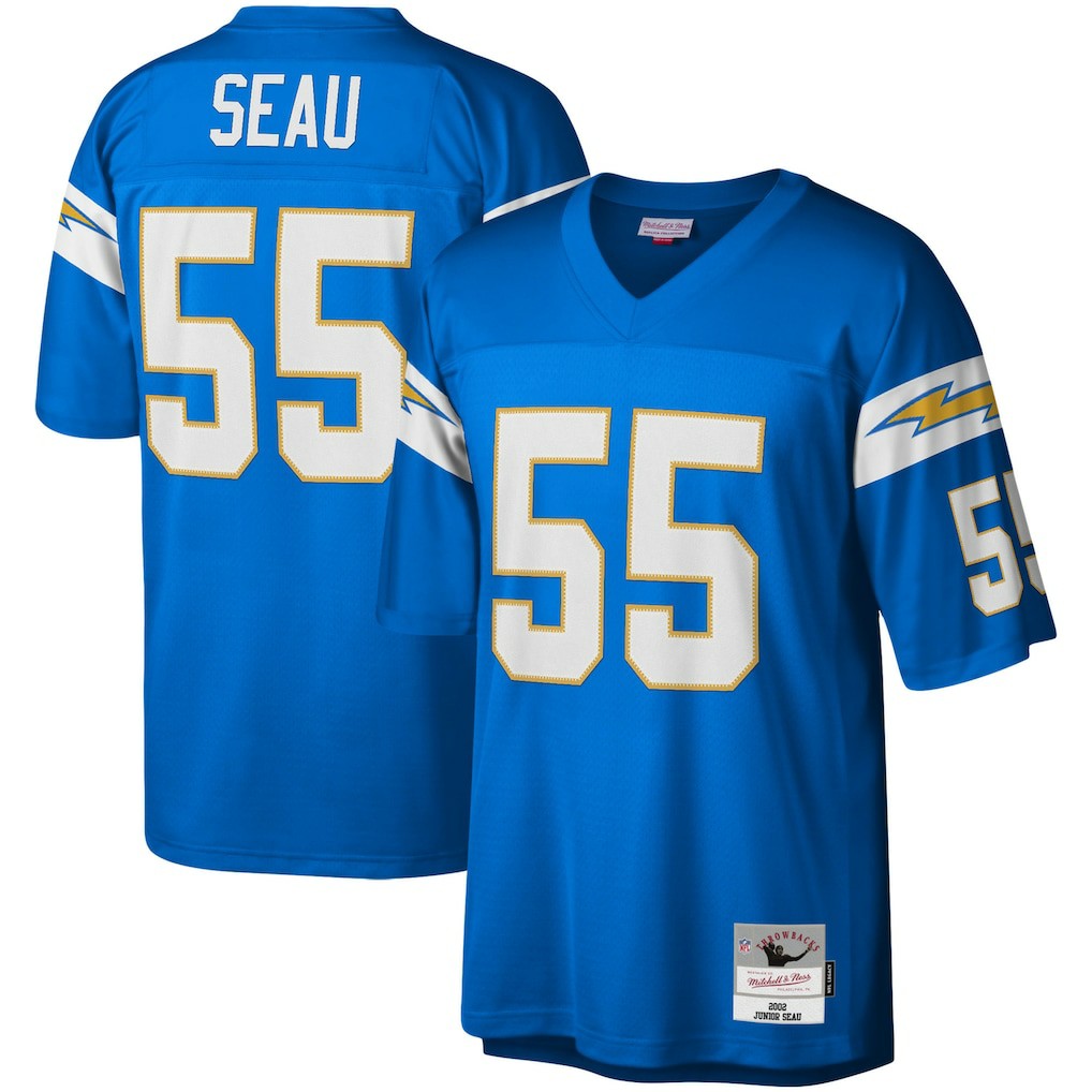 Junior Seau Los Angeles Chargers Legacy Replica Jersey - Powder Blue sale