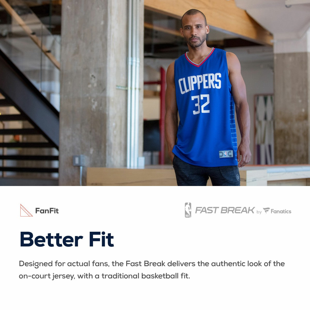 Kawhi Leonard LA Clippers Fast Break Replica Jersey Blue - Icon Edition | Fanatics outlet