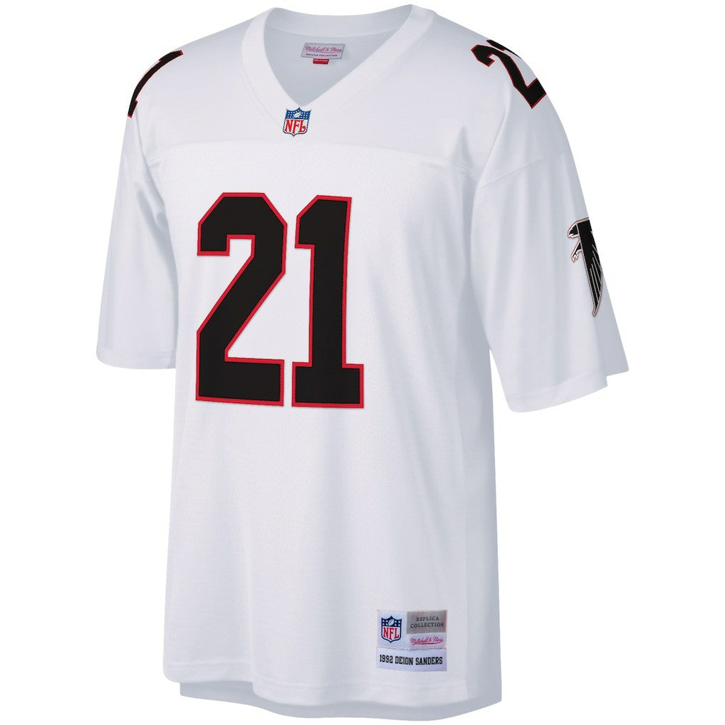 Deion Sanders Atlanta Falcons Legacy Replica Jersey - White cheap