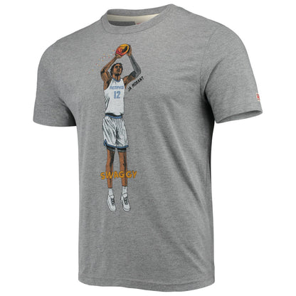 Ja Morant Memphis Grizzlies Player Graphic Tri-Blend T-Shirt - Gray sale