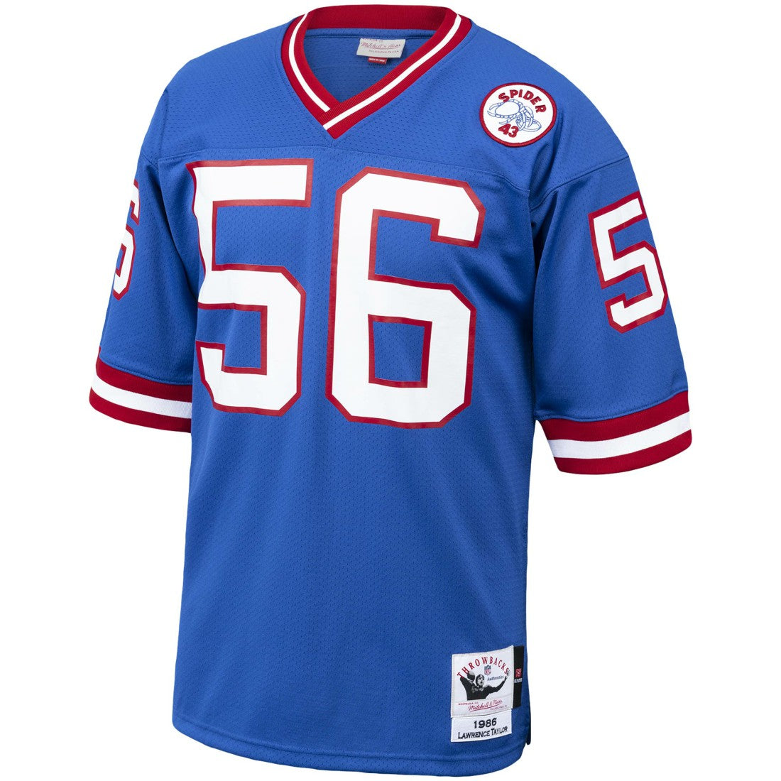 Lawrence Taylor New York Giants 1986 Authentic Throwback Retired Player Jersey - Royal outlet
