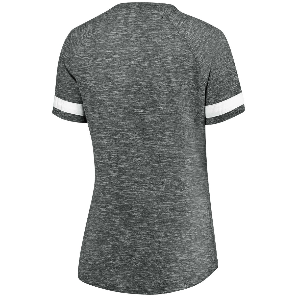 Toronto Raptors Women's Showtime Winning With Pride Notch Neck T-Shirt - Gray/White | Fanatics outlet