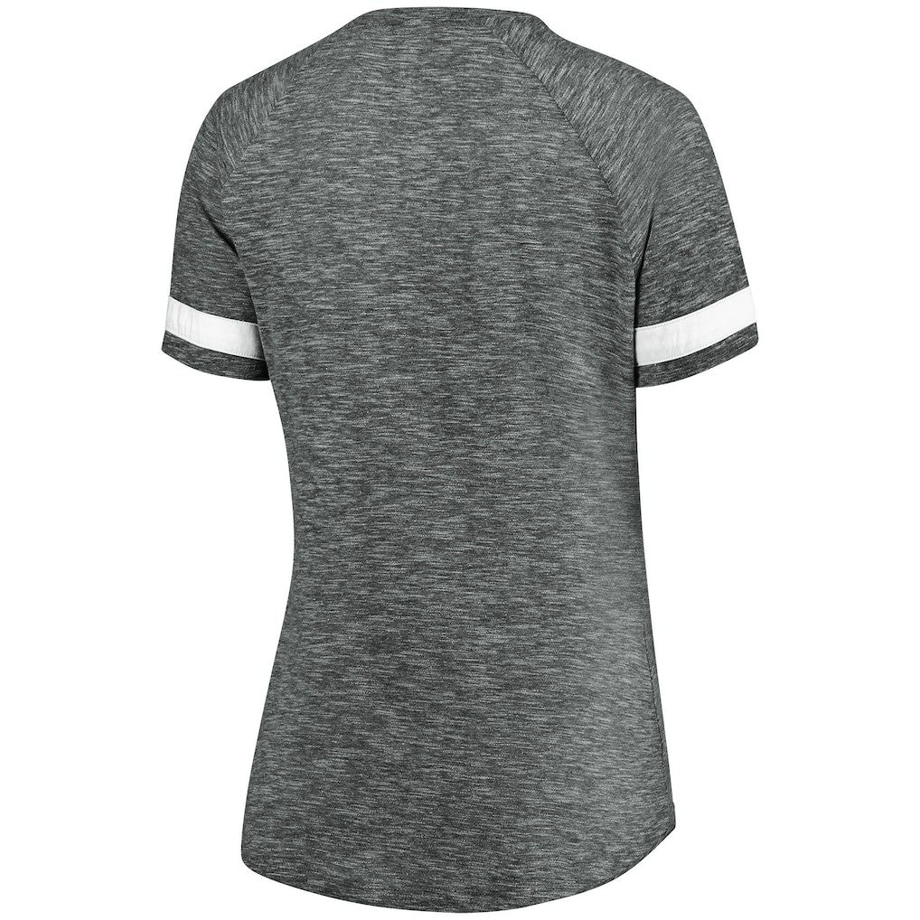 Brooklyn Nets Women's Showtime Winning With Pride Notch Neck T-Shirt - Gray/White | Fanatics online
