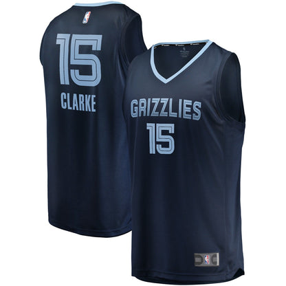 Brandon Clarke Memphis Grizzlies Fast Break Replica Jersey Navy - Icon Edition | Fanatics for sale