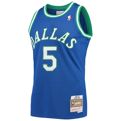 Jason Kidd Dallas Mavericks 1994/95 Hardwood Classics Swingman Jersey sale - Blue | Mitchell & Ness for sale