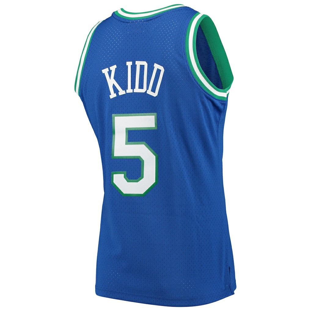 Jason Kidd Dallas Mavericks 1994/95 Hardwood Classics Swingman Jersey sale - Blue | Mitchell & Ness for sale
