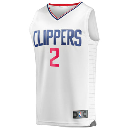 Kawhi Leonard LA Clippers Fast Break Replica Player Jersey - White - Association Edition | Fanatics outlet