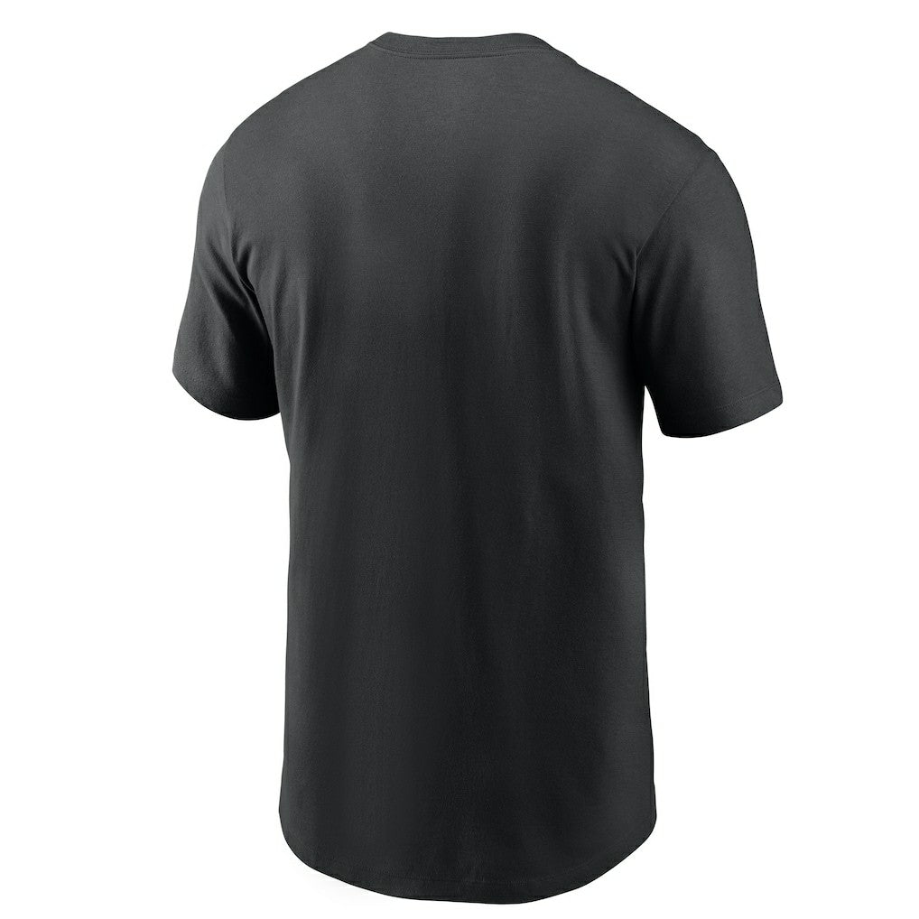 Las Vegas Raiders Primetime Logo Essential T-Shirt - Black | Nike for sale