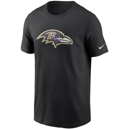 Baltimore Ravens Primetime Logo Essential T-Shirt - Black | Nike outlet