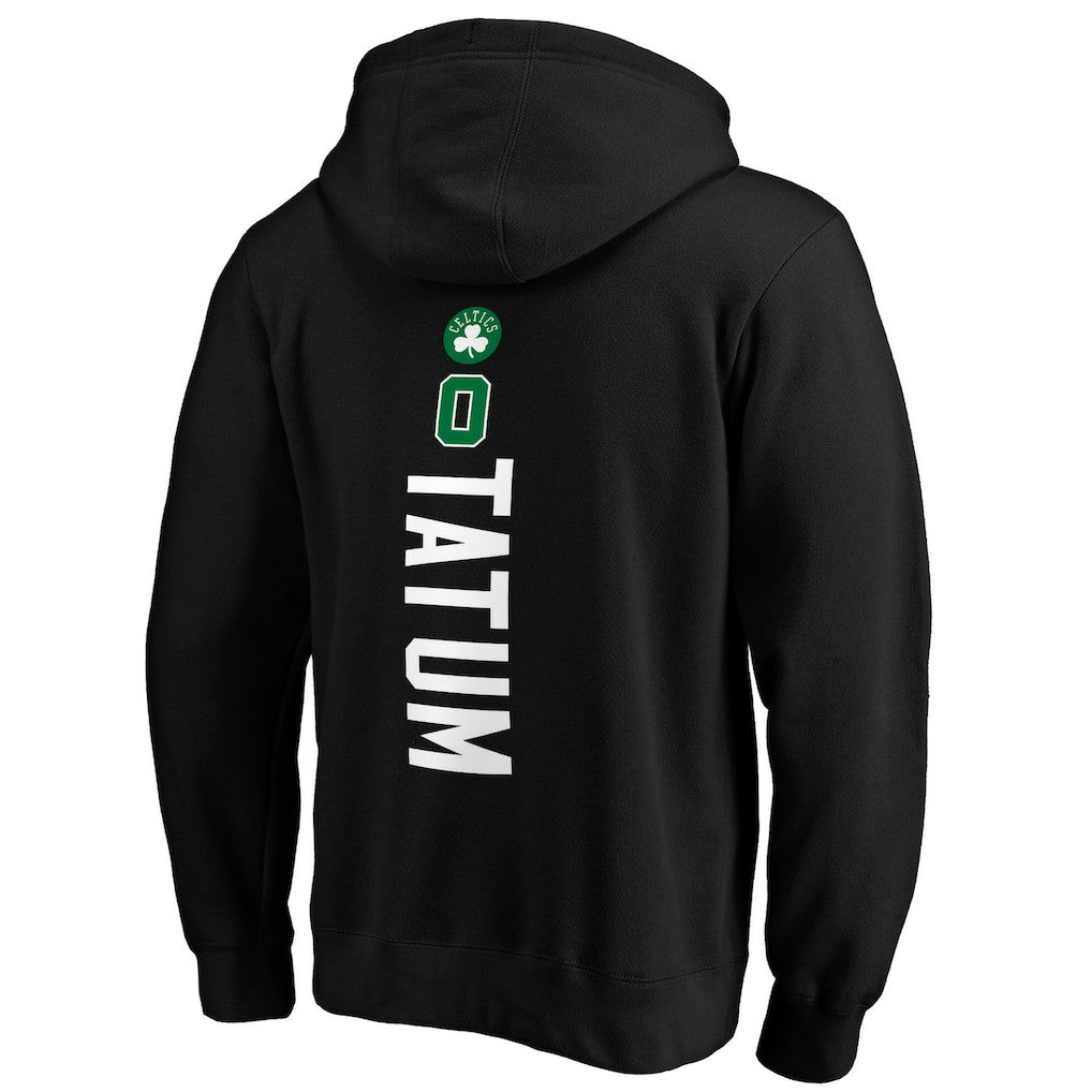 Jayson Tatum Boston Celtics Playmaker Name & Number Pullover Hoodie - Black cheap