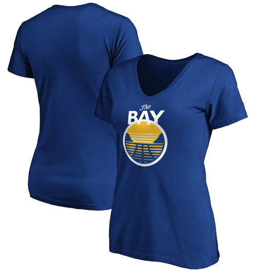 Golden State Warriors Women's The Bay Statement Edition V-Neck T-Shirt sale - Royal outlet