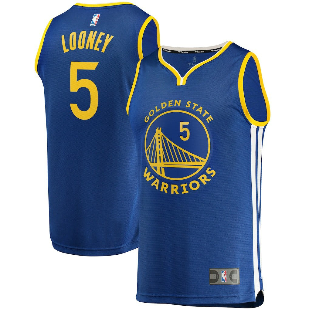 Kevon Looney Golden State Warriors Fast Break Replica Player Team Jersey sale - Icon Editi- Royal | Fanatics sale