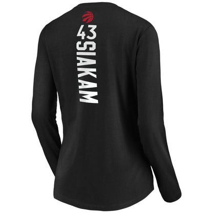 Pascal Siakam Toronto Raptors Women's Playmaker Name & Number Long Sleeve T-Shirt - Black | Fanatics on sale
