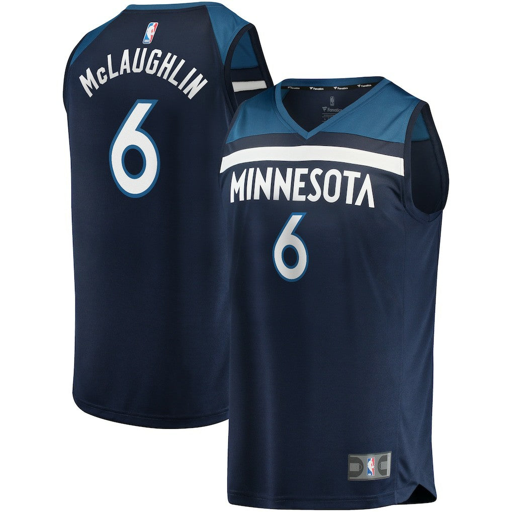 Jordan McLaughlin Minnesota Timberwolves Fast Break Player Jersey - Icon Edition - Navy | Fanatics outlet