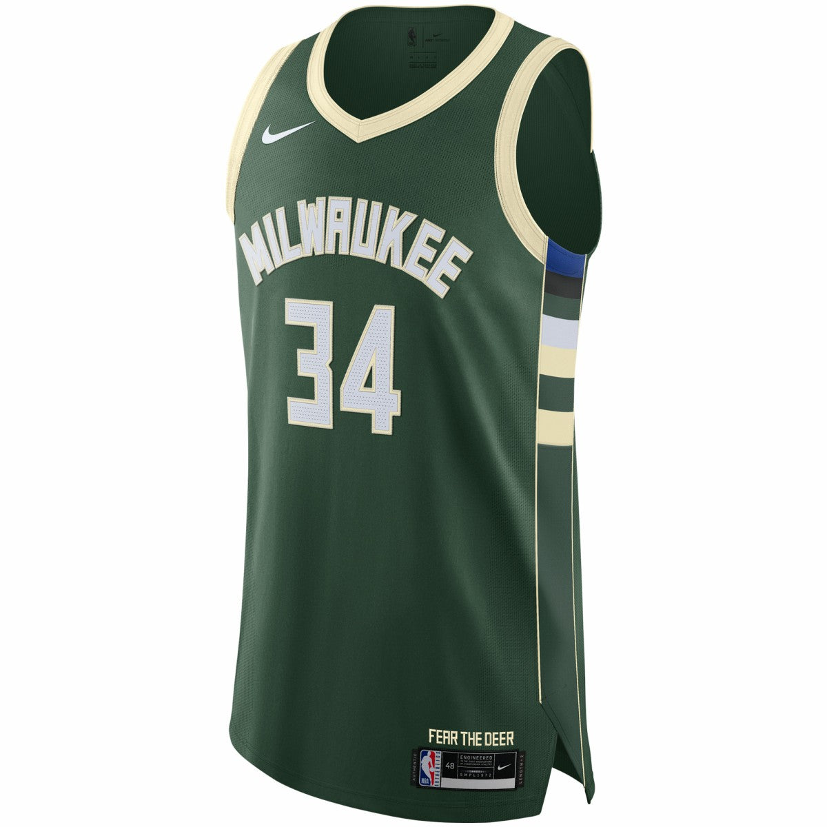 Giannis Antetokounmpo Milwaukee Bucks Authentic Jersey - Icon Edition - Hunter Green | Nike cheap