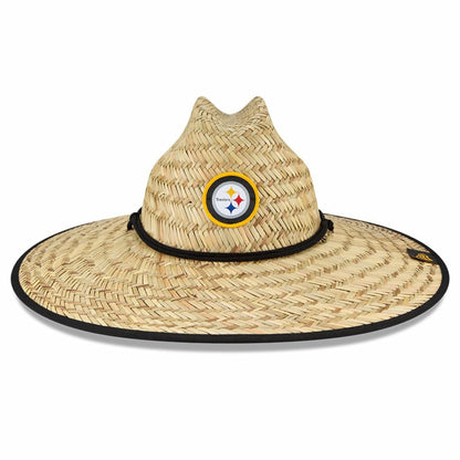 Pittsburgh Steelers New Era NFL Training Camp Straw Lifeguard Hat - Natural for sale