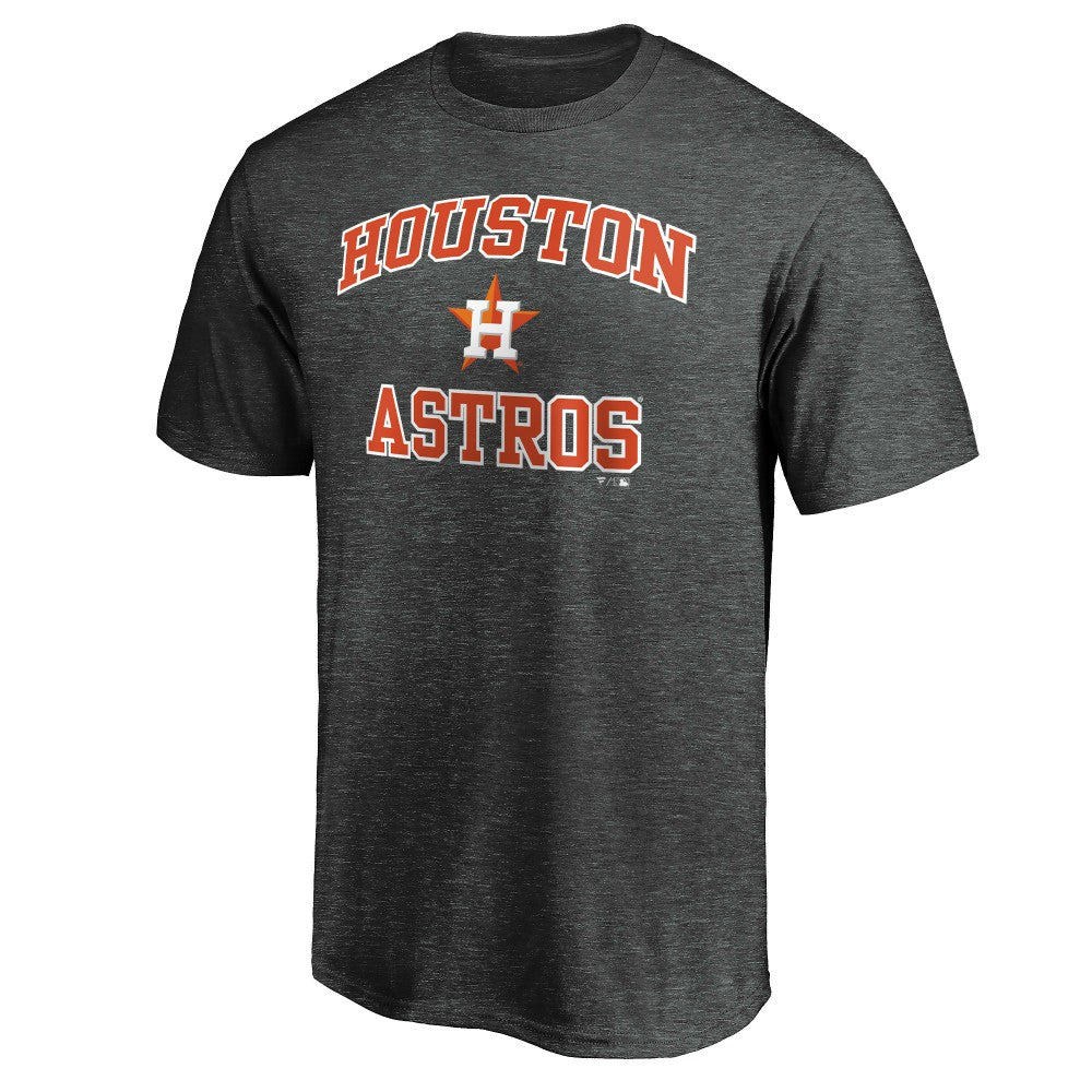 Houston Astros Heart & Soul T-Shirt - Heather Charcoal