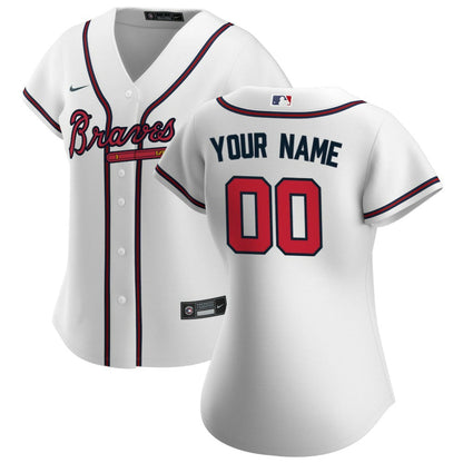 Atlanta Braves Women's Home Replica Custom Jersey - White | Nike