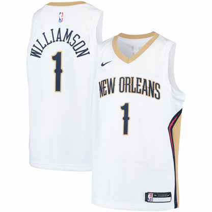 Zion Williamson New Orleans Pelicans Youth Swingman Player Jersey - Association Edition - White | Nike online