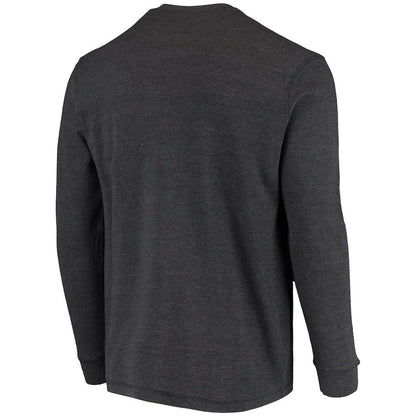 Cleveland Browns Dunbrooke Logo Maverick Thermal Henley Long Sleeve T-Shirt - Charcoal cheap
