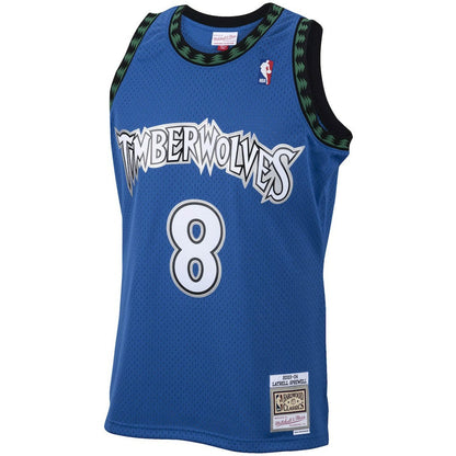 Latrell Sprewell Minnesota Timberwolves 2003/04 Hardwood Classics Swingman Jersey - Blue | Mitchell & Ness sale