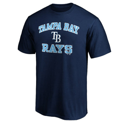 Tampa Bay Rays MTO Label Heart & Soul T-Shirt - Navy