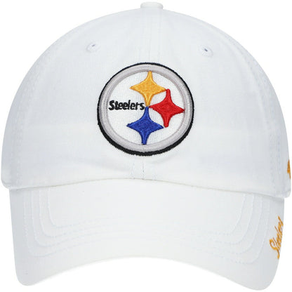 Pittsburgh Steelers '47 Women's Miata Clean Up Logo Adjustable Hat - White online
